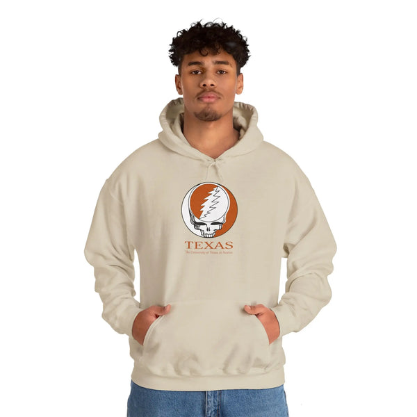 University of Texas Grateful Dead Unisex Heavy Blend Hoodie - Hooded Sweatshirt  - UT Austin - StealieShop
